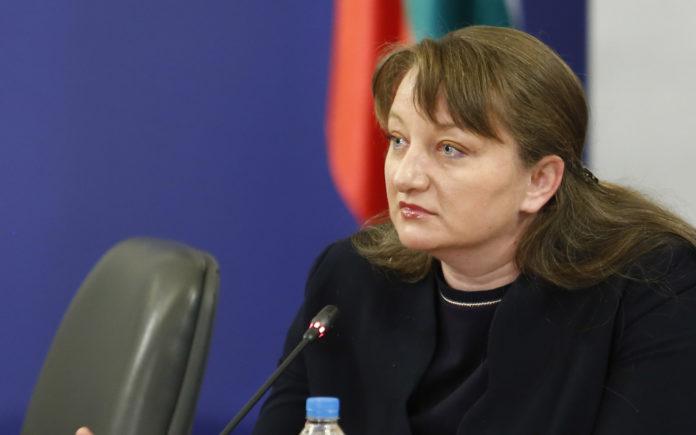 The Minister of Labor and Social Policy Denitsa Sacheva