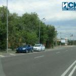 Полицаи са спрели автомобил без регистрационни номера