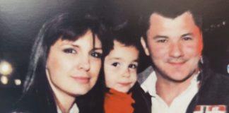 Жени Калканджиева със съпруга й Стефан и сина й Георги