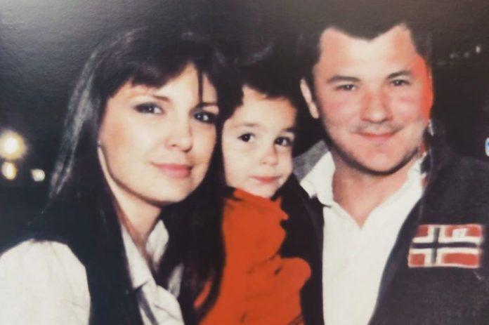 Жени Калканджиева със съпруга й Стефан и сина й Георги