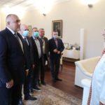 Главният мюфтия д-р Мустафа Хаджи и премиерът Бойко Борисов