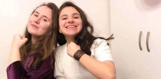 Момичетата. Снимка: Първо СУ "Св. Седмочисленици"