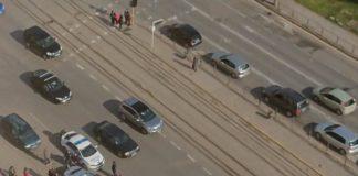 Патрулни автомобили в столичния квартал Красна поляна