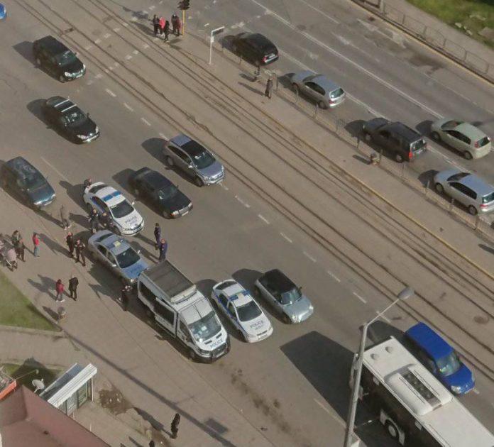 Патрулни автомобили в столичния квартал Красна поляна