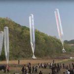 Балони с южнокрейска пропаганда