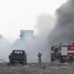 Пожар в Хасково