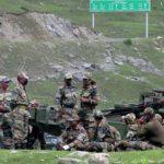 Индийски военни в региона на долината Галуан