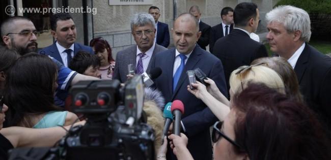 Bulgarian President Rumen Radev.