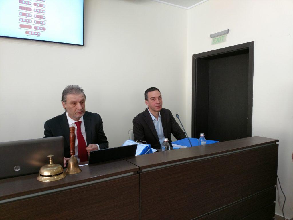 Димчо Грудев и кметът Димитър Николов
