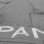 Път, надпис