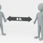 Социална дистанция 2 метра.