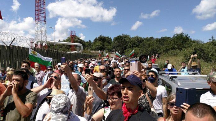 Протестиращи. Снимка: Искра.бг