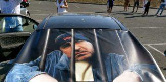 Протестно автошествие. Снимка: Искра.бг