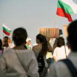 Протестиращи в Бургас