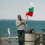 Протестиращи в Бургас