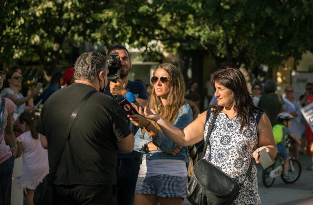 Хората от протестите в Бургас