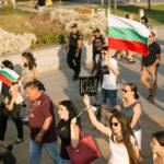 Протестиращи в Бургас