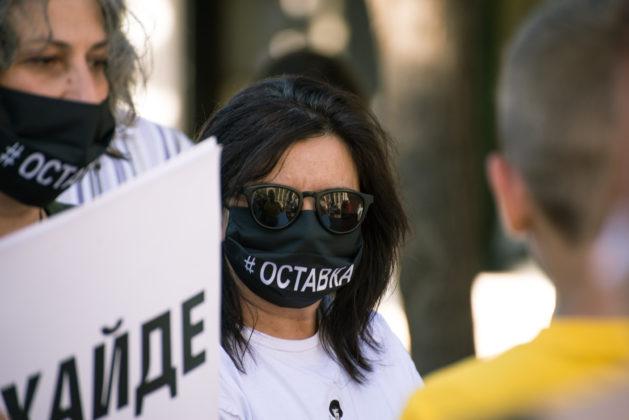 Хората от протестите в Бургас