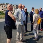 Министър Емил Димитров на откриването на обходния път на Поморие