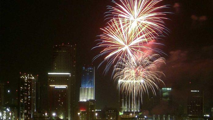 Заря за Празника на независимостта на САЩ