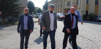 Главния комисар Стоян Темелакиев и главния прокурор Иван Гешев в Шумен