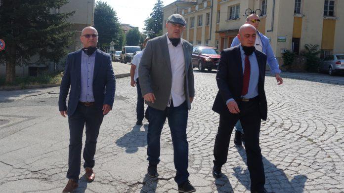 Главния комисар Стоян Темелакиев и главния прокурор Иван Гешев в Шумен