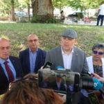 Главния комисар Стоян Темелакиев и главния прокурор Иван Гешев в Шумен