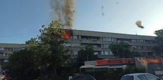 Пожарът. Снимка: Фейсбук, Dennis Slavchev