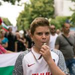 Протестиращи в Бургас