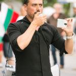 Протестиращи в Бургас