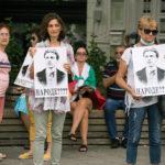 Протестиращи в Бургас