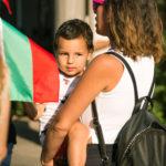 Протестиращи в Бургас