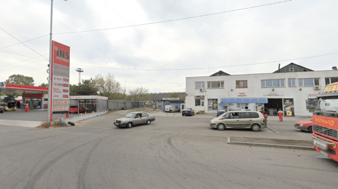 Мястото на ареста - бензиностанция в Победа