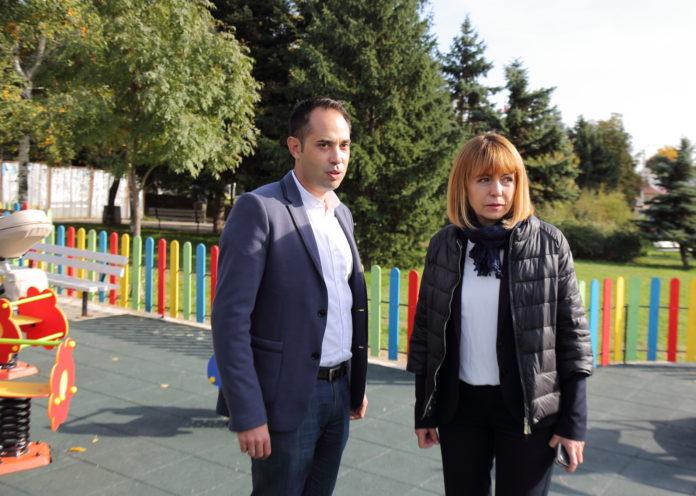 Любомир Дреков и Йорданка Фандъкова. Снимка: ПП ГЕРБ