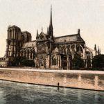 Картина на катедралата Нотр Дам в Париж.