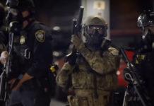 Федералните войски в Портланд