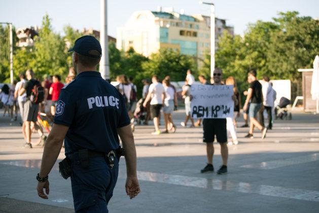 Хората от протестите в Бургас