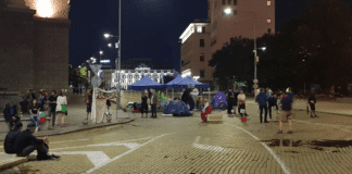 Палатки пред Министерския съвет