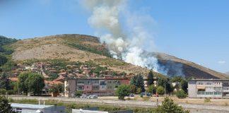 Пожар край Кричим