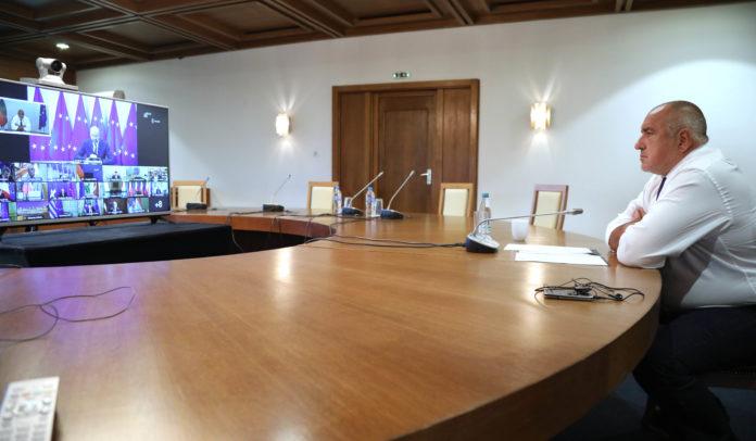 Бойко Борисов на заседание на Европейския съвет