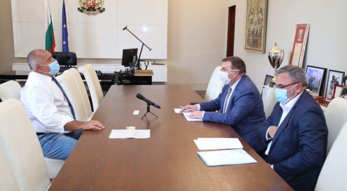 Министър Костадин Ангелов, Ангел Кунчев и премиера Бойко Борисов