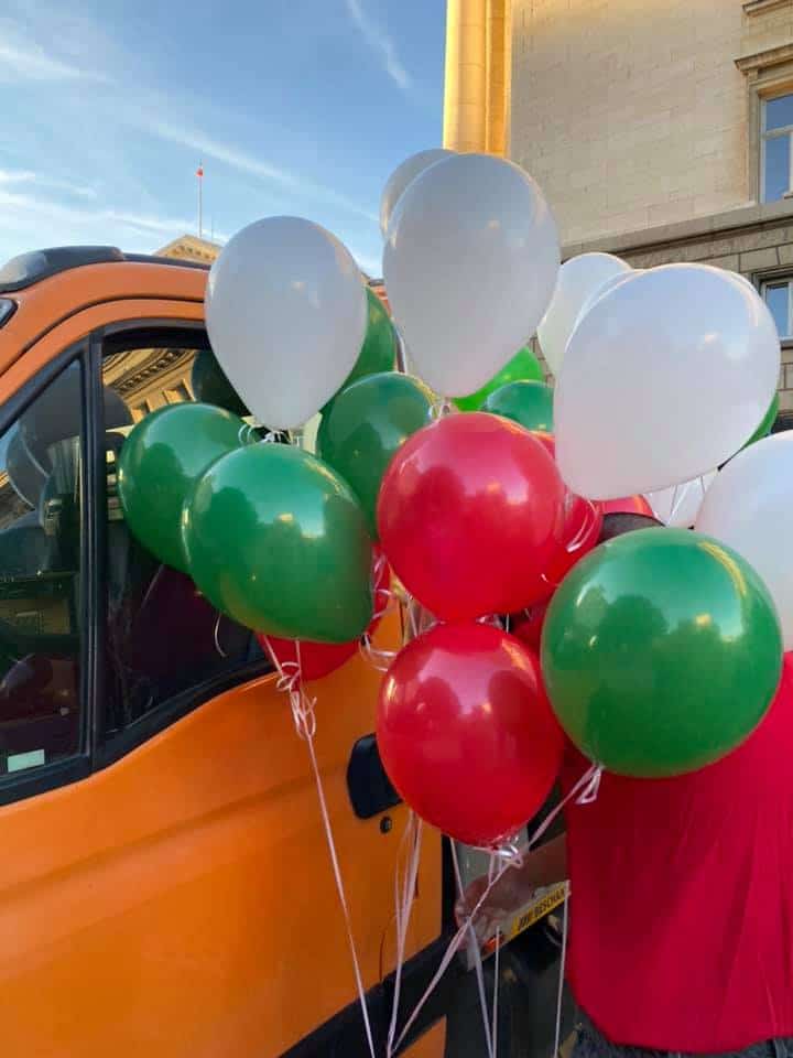 Балони в ден 50 на протестите