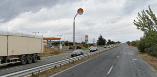 бензиностанция Ромпетрол - Бургас-Ветрен