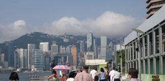 Хонг Конг, пешеходци.