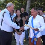 Награждаване на Петър Лесов