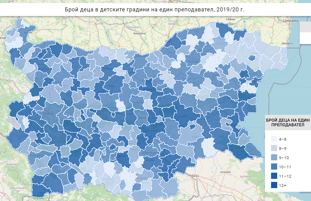 Преподаватели в детски градини