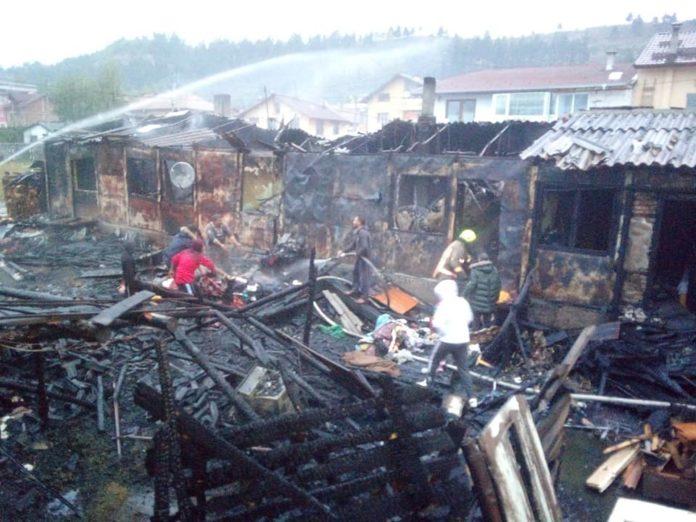 Пожар в Разлог