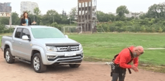 Краси Георгиев тегли пикап