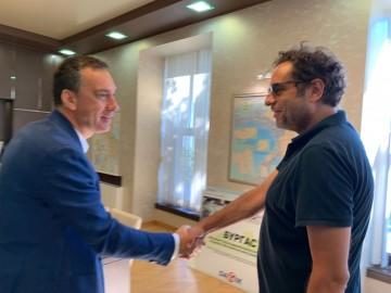 Теодор Ушев и кмета на Бургас