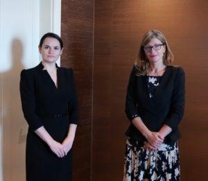 Екатерина Захриева и Светлана Тихановская